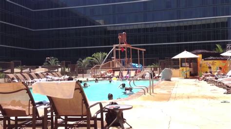 Anaheim Hilton pool 2013 long - YouTube