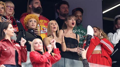 Taylor Swift chugs her drink during Super Bowl LVIII, sets off social ...