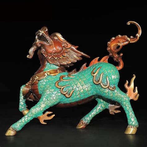 Kirin Qilin Statue Feng Shui - Modern Sculpture Artist