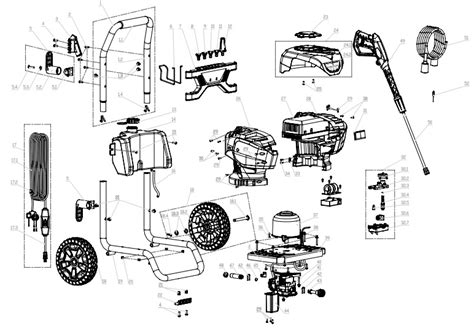 GREENWORKS Pressure Washer Parts, Breakdown & Owners Manual