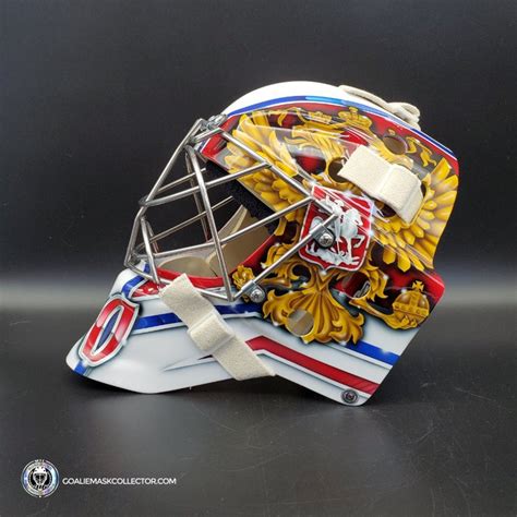 Igor Shesterkin Unsigned Goalie Mask Team Russia – Goalie Mask Collector