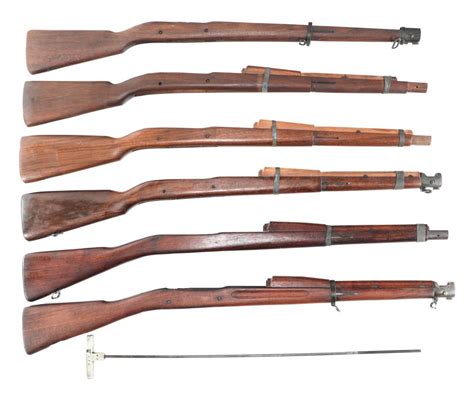 Sold at Auction: US SPRINGFIELD 1903 RIFLE STOCK LOT OF 6