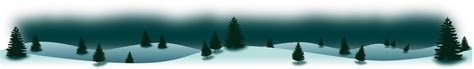 Clipart - Winter Forest Panorama