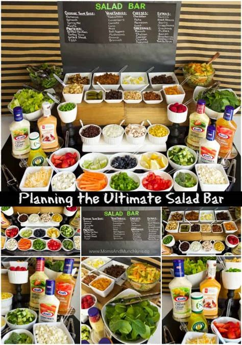 Ultimate Salad Bar - Foods to Serve - Moms & Munchkins