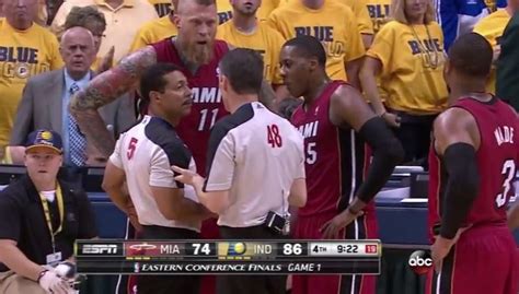 Miami’s Mario Chalmers earns flagrant foul for shoving C.J. Watson ...