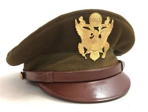 Original WW US Army Officers Service Cap by 'Superior Uniform Cap Co ...