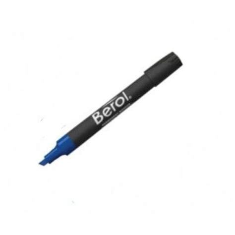 Berol Permanent Markers Blue, Chisel Point (each marker) - The Book Jungle Jamaica