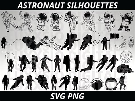 Astronaut Svg, Space Svg, Astronaut Clipart, Spaceman Svg, Svg Files for Cricut, Astronaut ...