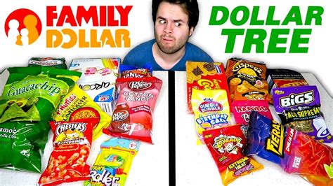 Dollar Tree FOOD vs. Family Dollar FOOD - Dollar Store Taste Test ...