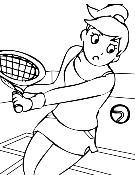 Free Printable Sports Coloring Pages For Kids