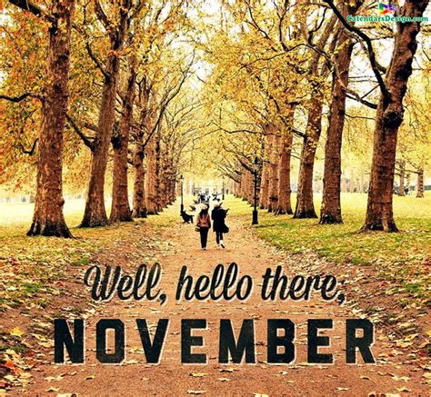 Hello November Images Quotes