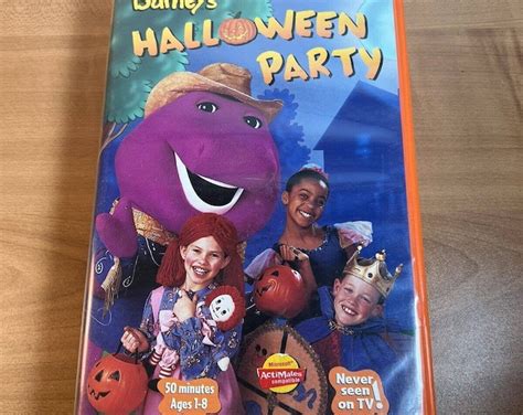 Barney Barneys Halloween Party VHS 1998 Clamshell Case Barney and Friend's - Etsy