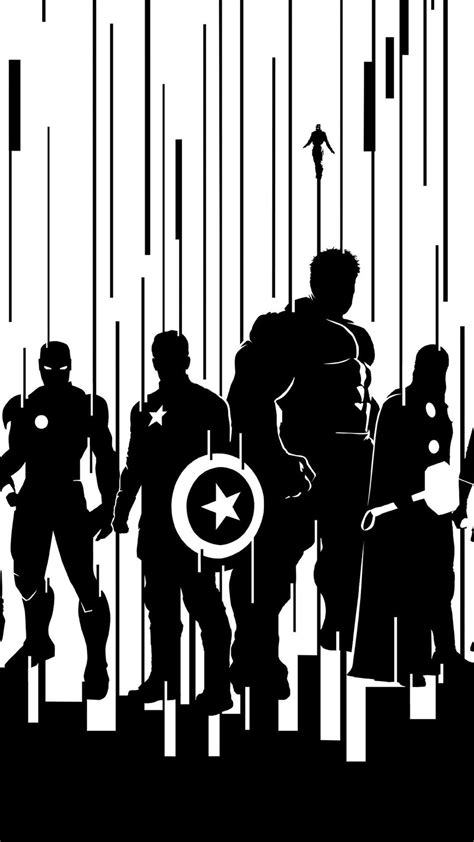 🔥 [20+] Avengers Black And White Wallpapers | WallpaperSafari