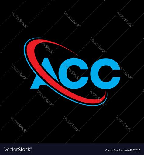 Acc logo letter design Royalty Free Vector Image