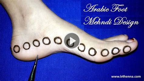 How to apply arabic foot mehndi design - Ethnic Fashion Inspirations!