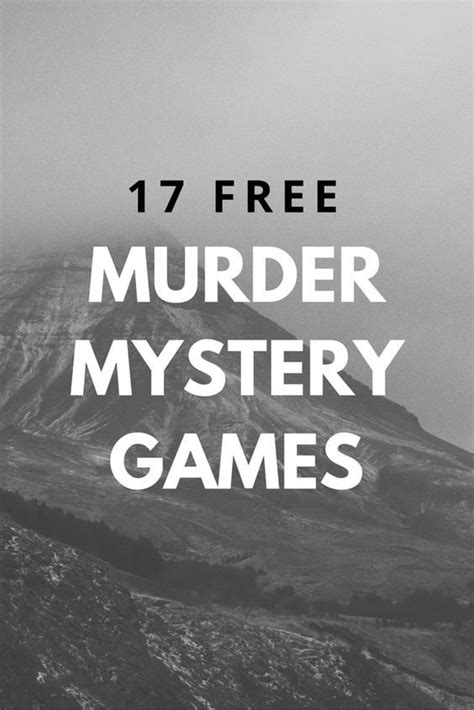 Murder mystery scripts for your next murder mystery party – Artofit