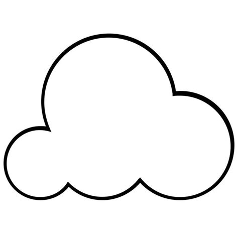 Free Coloring Pages Of Clouds