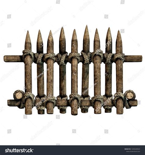 Wooden Barricade 2d Game Art Stock Illustration 1445640923 | Shutterstock