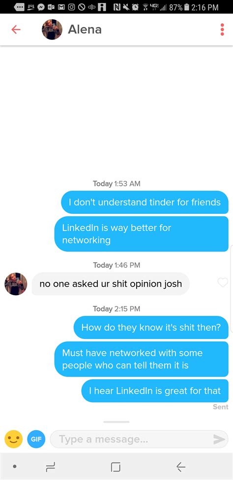 Bio says looking for friends; actually looking for enemies : r/Tinder