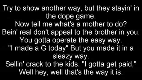 Meredith Mcbride Headline: Tupac Shakur Changes Songtext