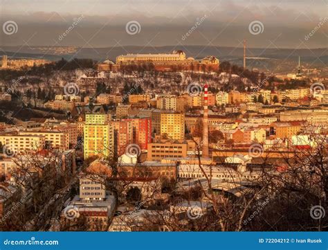 Winter in Brno stock photo. Image of winter, castle, fort - 72204212