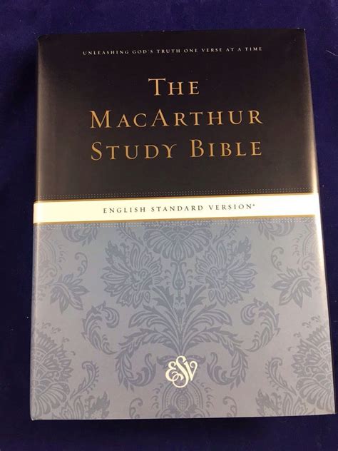 THE MACARTHUR STUDY BIBLE [9781433540615] - JOHN MACARTHUR (HARDCOVER ...