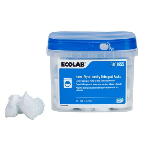 ECO6101955 | Ecolab® 6101955 Home-Style Laundry Detergent Packs | HILL ...