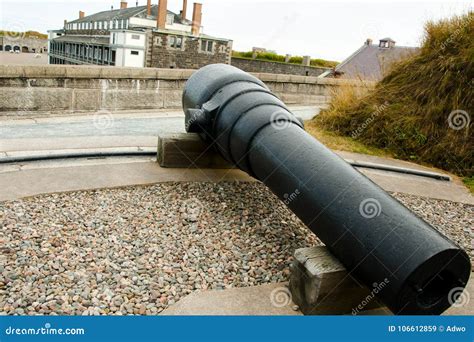 Halifax Citadel Cannon - Nova Scotia Stock Image - Image of history, blue: 106612859