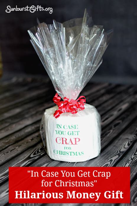 In Case You Get Crap for Christmas | Money Gift - Thoughtful Gifts | Sunburst GiftsThoughtful ...