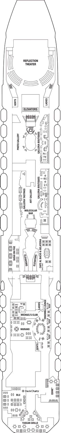 Celebrity Reflection Deck Plans, Ship Layout & Staterooms - Cruise Critic