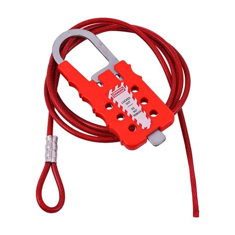 Red Nylon Multipurpose Cable Lockout Tagout Device, Electrical Purpose, | ID: 11198274291