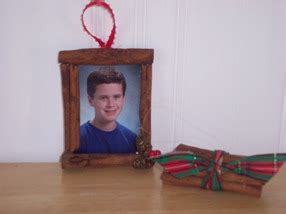 Christmas ornament crafts; craft Cinnamon stick ornaments