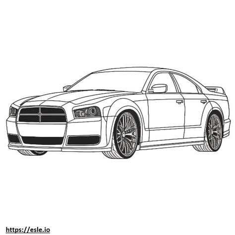 Dodge Magnum AWD coloring page