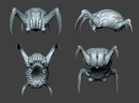 ArtStation - Worked on the Headcrab a bit today!