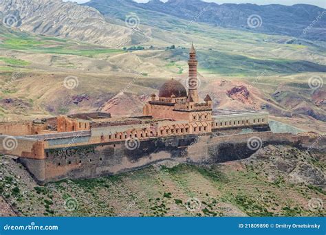 Ishak Pasha Ottoman Sultan Palace in Turkey Stock Photo - Image of ...