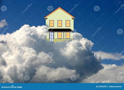 Home in the Heaven stock illustration. Image of knock - 3396290