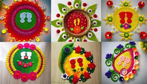 40 Beautiful Lakshmi Rangoli Design Ideas For Diwali Puja (2023)