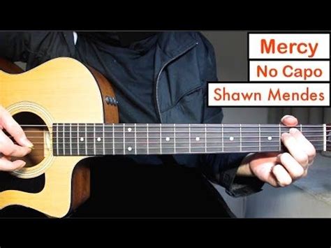 Mercy - Shawn Mendes | Guitar Lesson (Tutorial) EASY Chords - YouTube | Guitar lessons tutorials ...