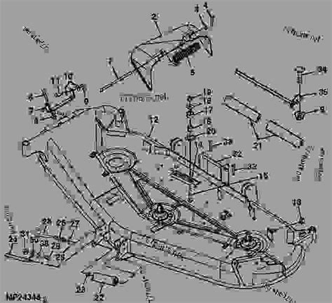 60d Mower Deck Parts Diagram