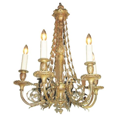 Bronze Chandelier For Sale at 1stDibs