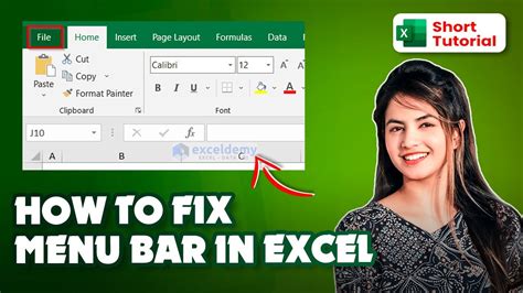 How to Fix the Menu Bar in Excel 2024: Excel Mastery - YouTube