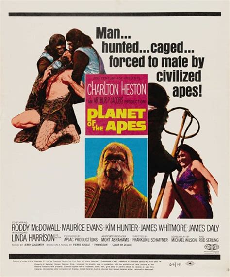 Planet of the Apes 1968 Charlton Heston Cult Movie Poster - Etsy