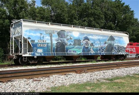 Some really cool graffiti on a covered hopper sitting in INRDs Van Yard in Terre Haute. | Train ...