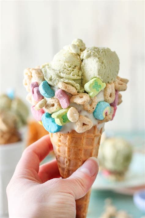 Lucky Charms Cereal Milk Ice Cream — Pedantic Foodie | Lucky charms ...