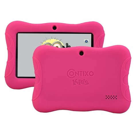 Contixo Defender Series Silicone 7 inch Android Tablet Cover Case (Pink ...