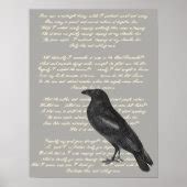 Edgar Allan Poe "Raven" Poster | Zazzle