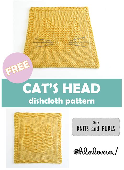 CAT HEAD knitting pattern | CATS COLLECTION - Oh La Lana!