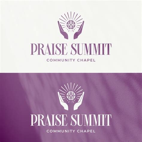 Praise Summit - Church Logo Design Template — Customize it in Kittl