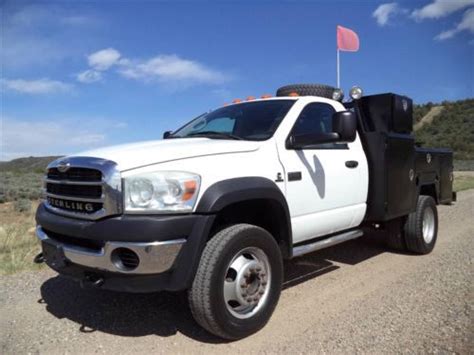 Buy used 2008 Dodge Ram 4500 Bullet Sterling 4X4 Utility Truck Cummins ...