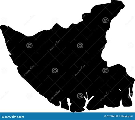 Bayelsa Nigeria Silhouette Map with Transparent Background Stock Vector - Illustration of ...